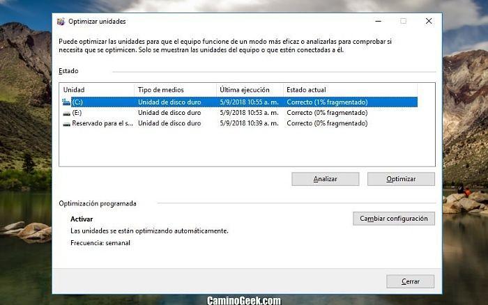 Cómo Desfragmentar El Disco Duro En Windows 10 Y Optimizar El Sistema